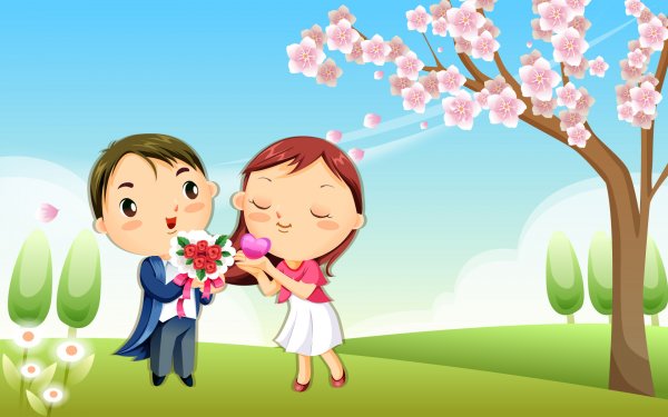  عکس های عاشقانه کارتونی