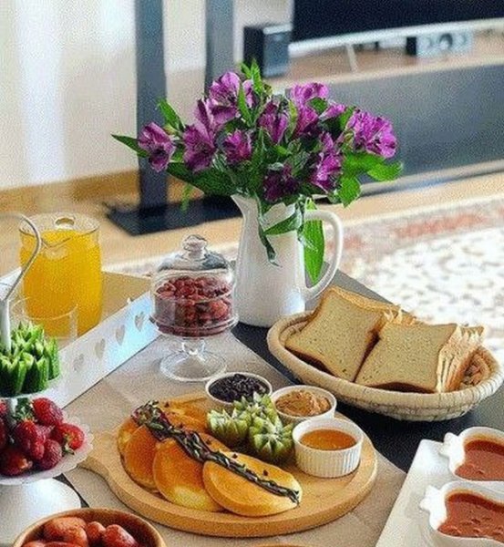  عکس صبحانه شیک برای مهمان