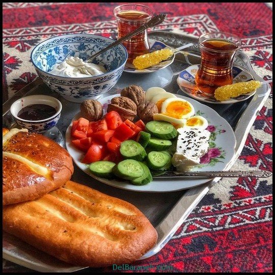  عکس سفره صبحانه قدیمی