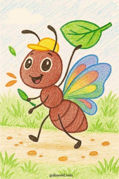  عکس مورچه نقاشی