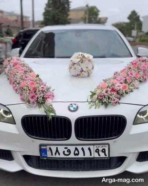  عکس تزیین ماشین عروس لاکچری
