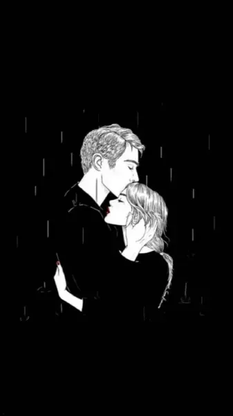 عکس پروفایل مشکی عاشقانه