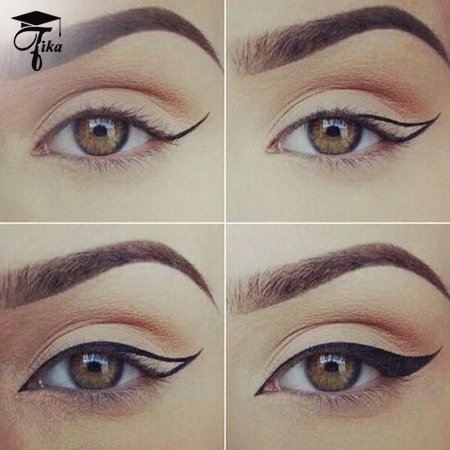  عکس خط چشم ساده