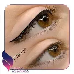  مدل تاتو خط چشم بن مژه