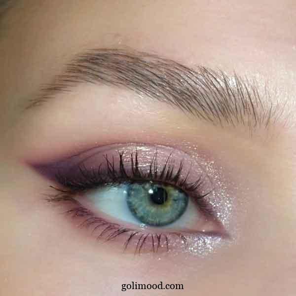  مدل سایه چشم ساده برای بیرون رفتن