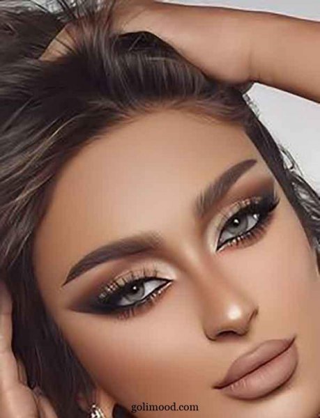 مدل سایه چشم عربی