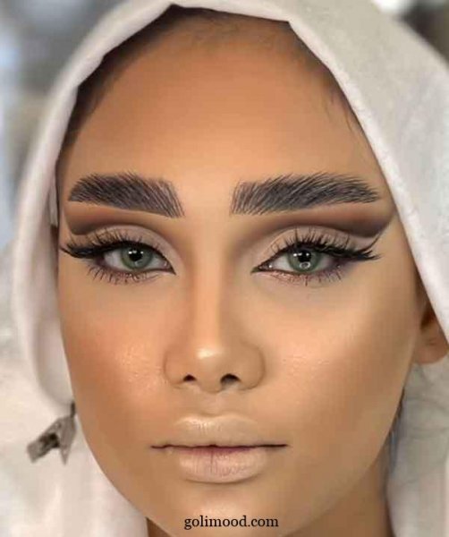 مدل سایه چشم عربی