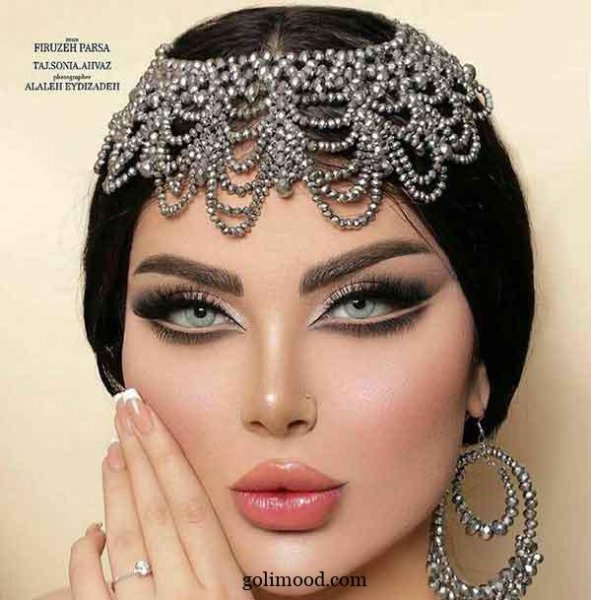 مدل سایه چشم عربی