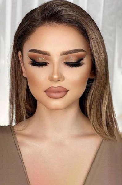 مدل آرایش چشم عربی ساده