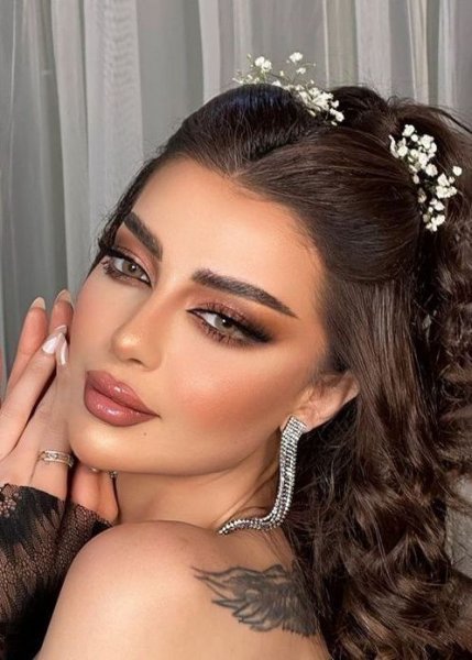 مدل آرایش چشم عربی ساده