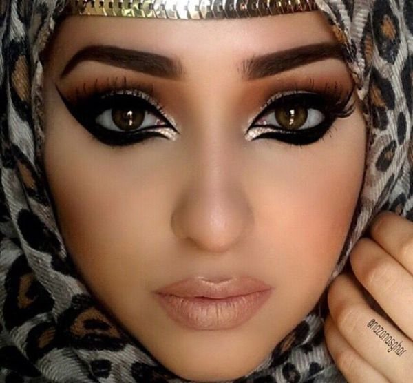 مدل آرایش چشم عربی ساده