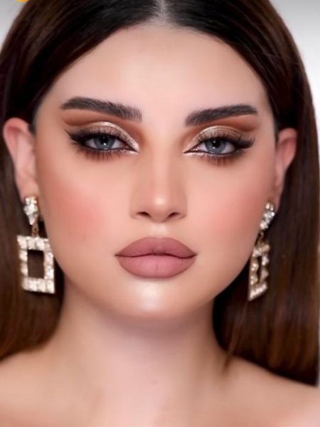مدل آرایش چشم عربی ساده