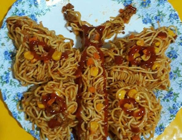  تزیین ماکارونی ساده برای مدرسه