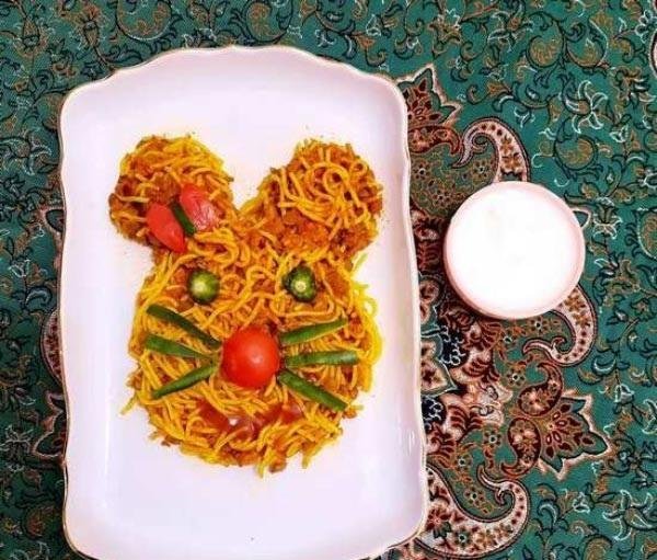  تزیین ماکارونی ساده برای مدرسه