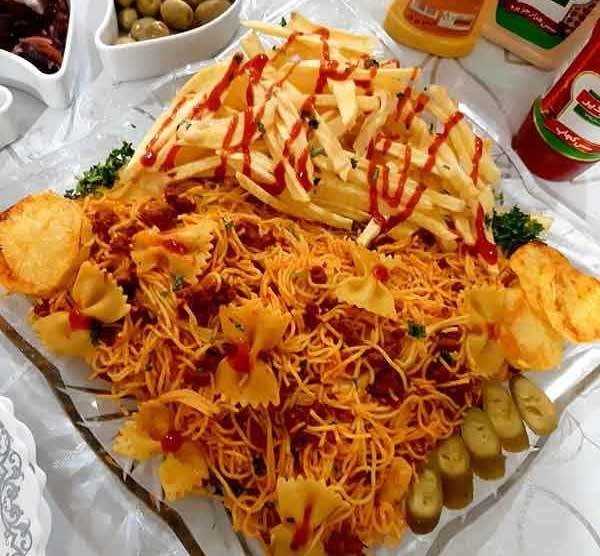  تزیین ماکارونی ساده برای مدرسه