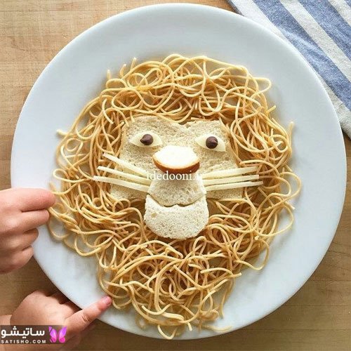  تزیین ماکارونی برای مدرسه دخترانه