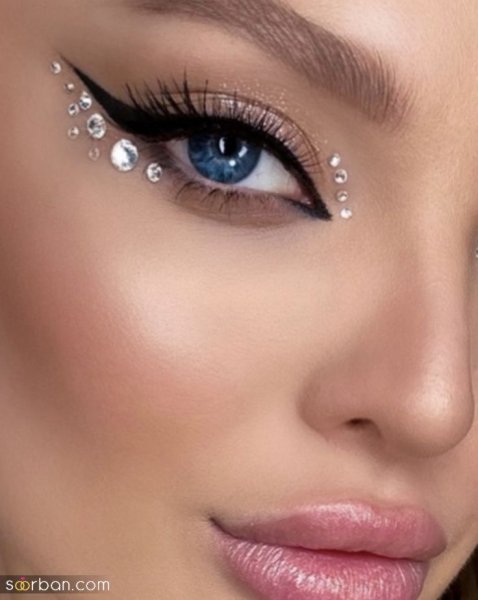 عکس نگین زیر چشم