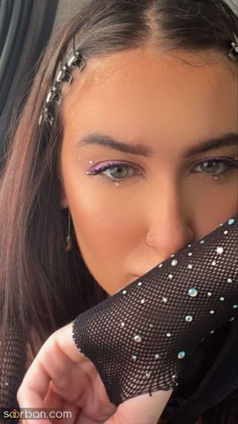 عکس نگین زیر چشم