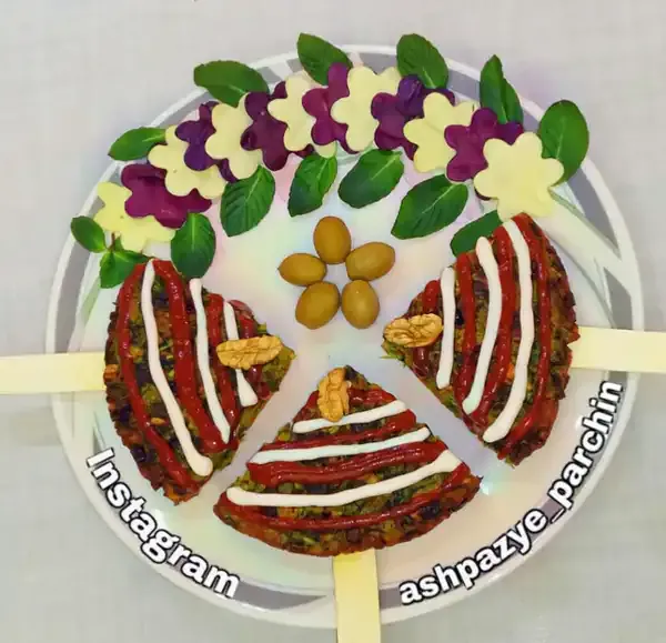 تزیین کوکو سبزی برای مدرسه
