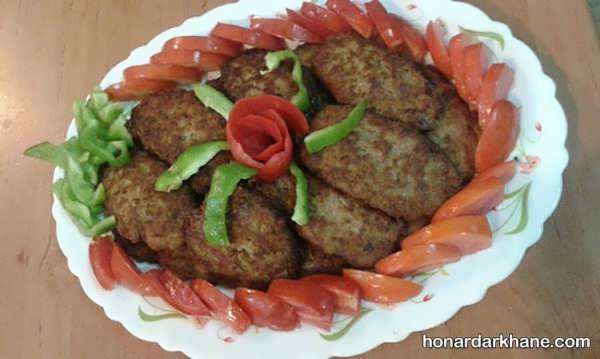  تزیین کباب شامی برای کودکان
