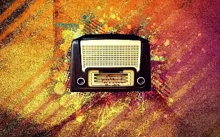  عکس رادیو قدیمی چوبی