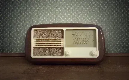  عکس رادیو قدیمی چوبی