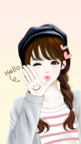  عکس تصویر زمینه کارتونی دخترانه شاخ