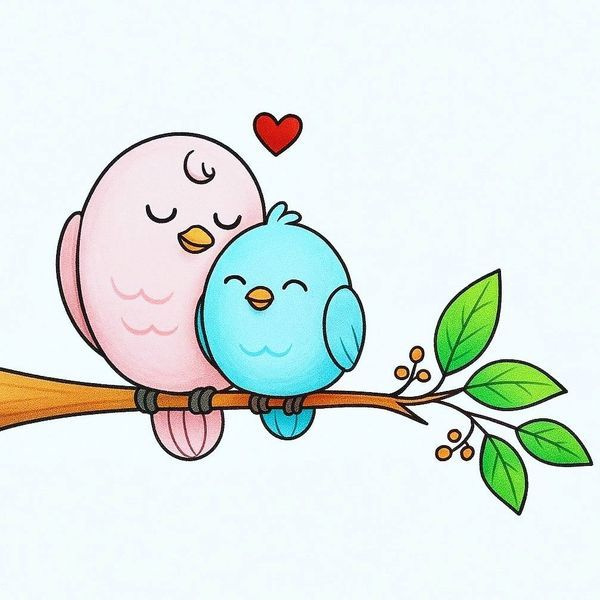 نقاشی کیوت آسان