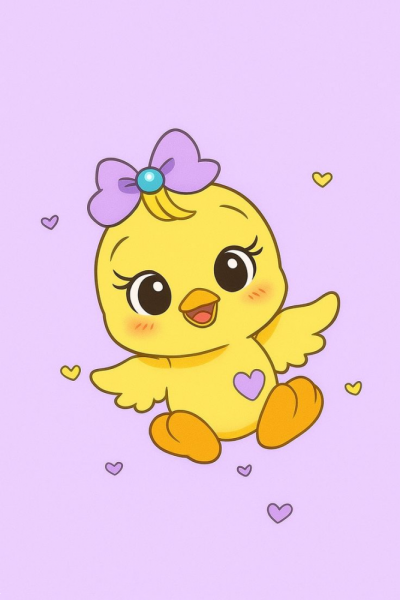 نقاشی کیوت آسان