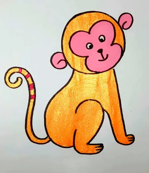 نقاشی کیوت و شاخ