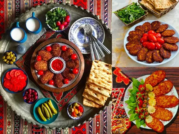  عکس میز فینگر فود تولد ساده