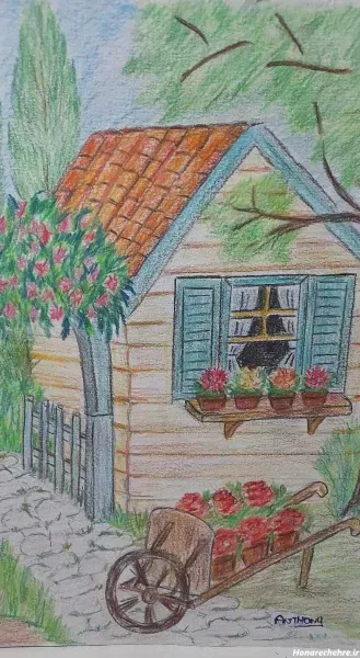  عکس نقاشی منظره طبیعت