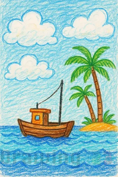  نقاشی طبیعت زیبا