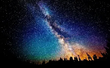  عکس آسمان شب با ستاره