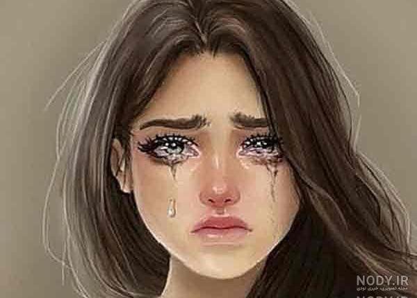  عکس گریه دختر فانتزی