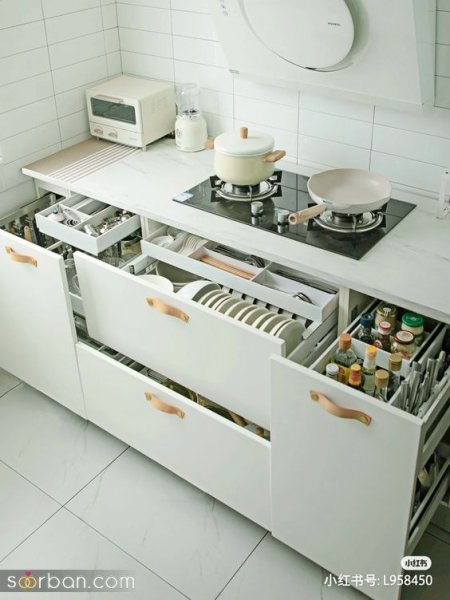  عکس چیدمان کابینت عروس اینستا
