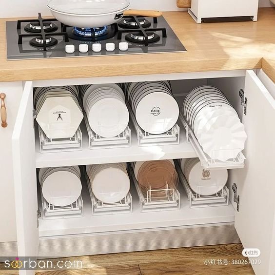  عکس چیدمان کابینت عروس اینستا