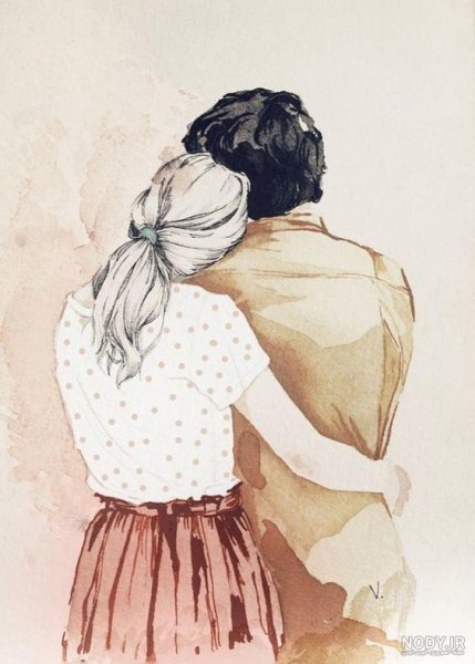 عکس عاشقانه هنری ساده