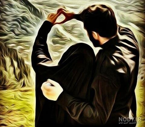 عکس عاشقانه هنری ساده