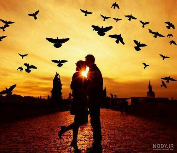عکس عاشقانه هنری ساده