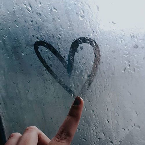  عکس عاشقانه هوای بارانی