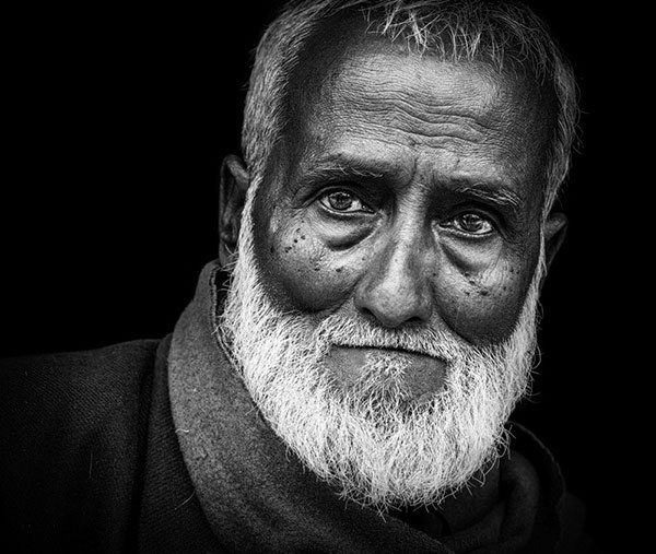  عکس چهره سیاه و سفید برای طراحی