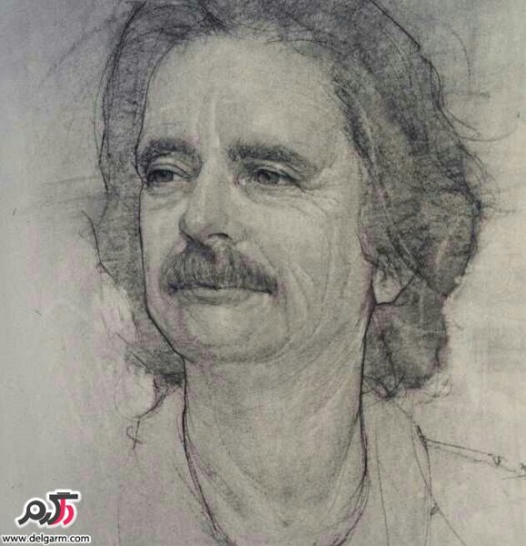 عکس چهره سیاه قلم