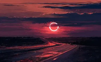  دانلود والپیپر غروب خورشید زیبا
