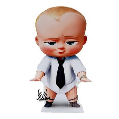 عکس تم تولد پسرانه کارتون بچه رئیس