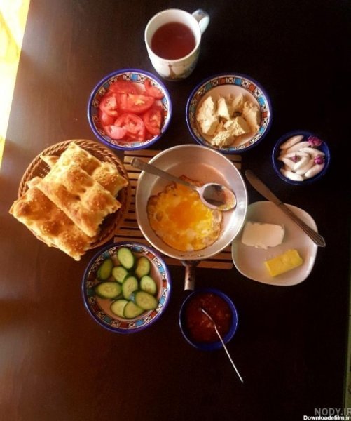  عکس صبحانه ساده برای استوری