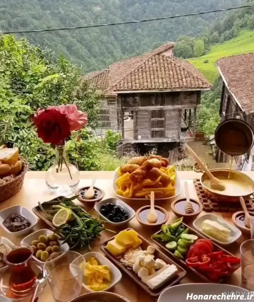  عکس صبحانه لاکچری در طبیعت