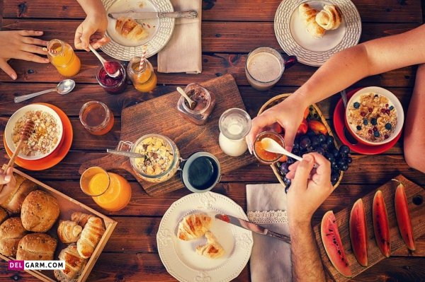  عکس صبحانه برای استوری