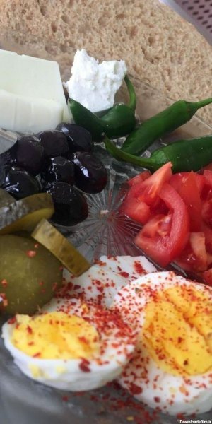 عکس فیک صبحانه برای استوری
