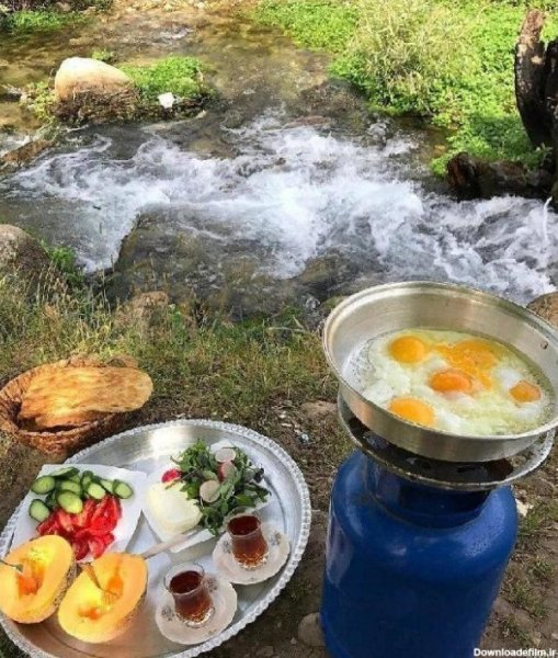 عکس فیک صبحانه برای استوری